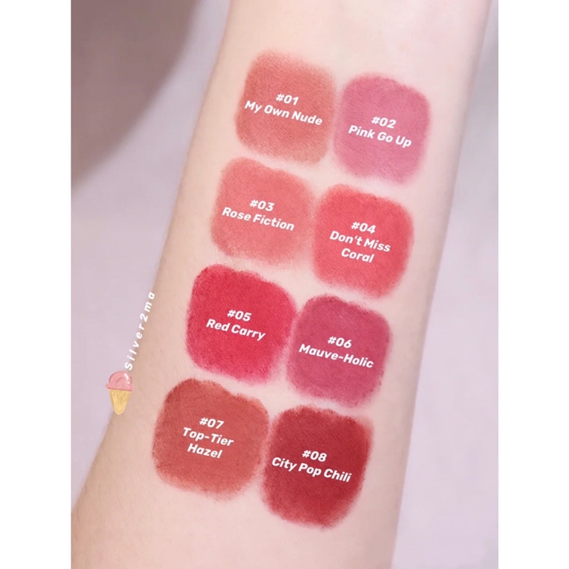 Son thỏi lì siêu mỏng nhẹ Peripera Ink Mood Matte Stick