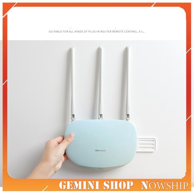 Miếng Dán Tường Treo Ổ Cắm Điện Treo Wifi Móc Treo Đa Năng Tiện Lợi Thanh Giữ Ổ Điện Xoay 360 Độ F443 HEAD SHOP