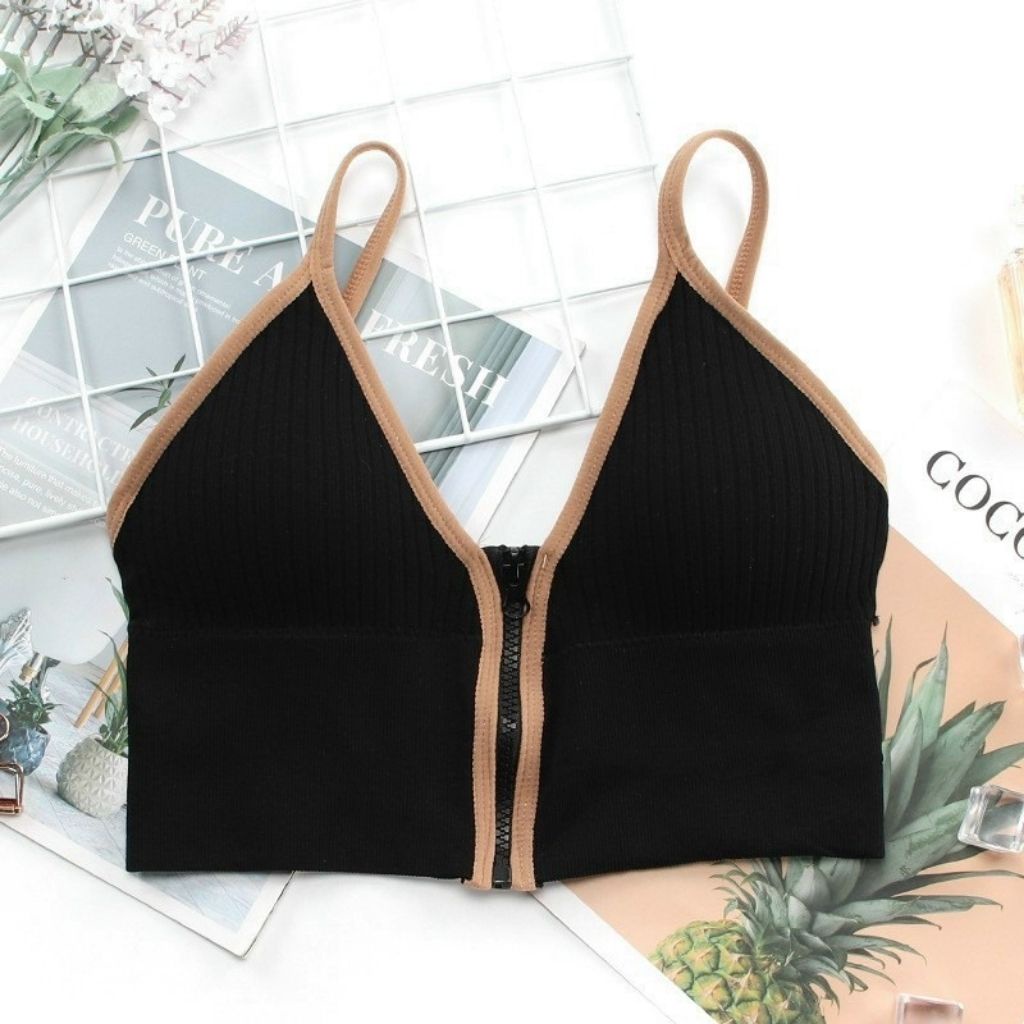 Áo Bra 2 Dây Len Tăm Siêu Xịn FREESHIP Bra Tập Gym Nữ - Áo Ngực Không Gọng Mút Mỏng