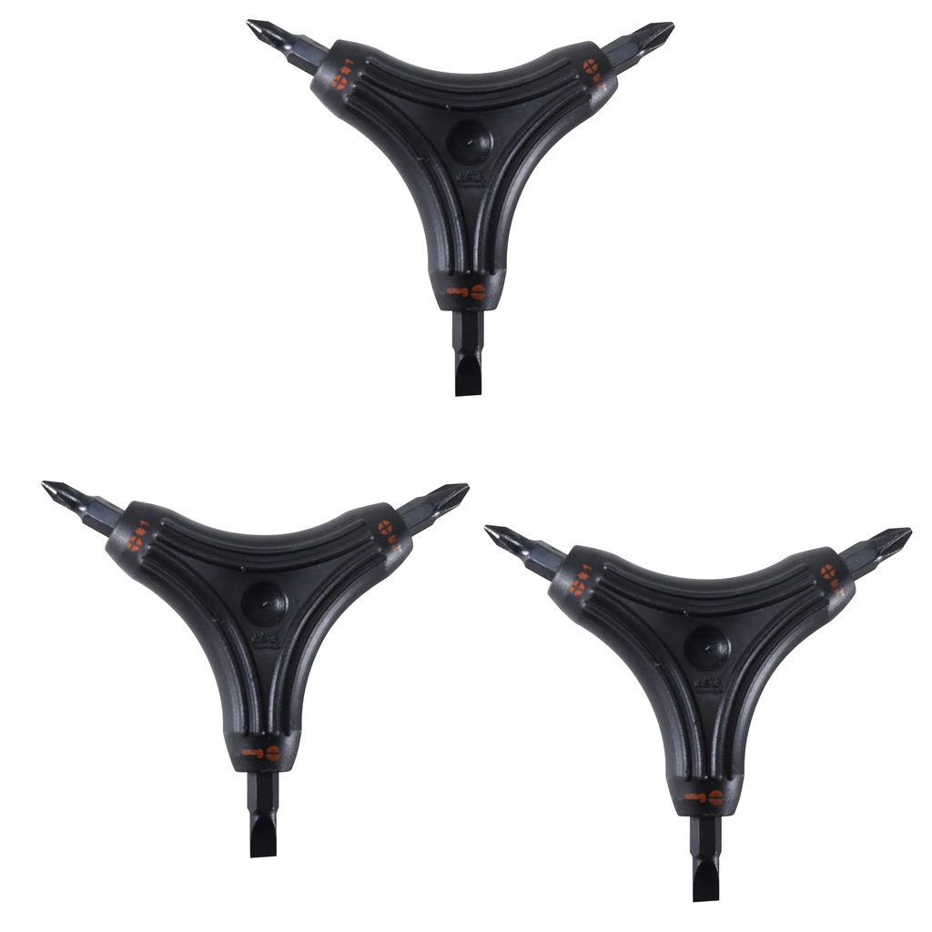 Daiso Tua Vít 3 Đầu 9.3X1.7X8.4Cm (Cái) Three Point Driver