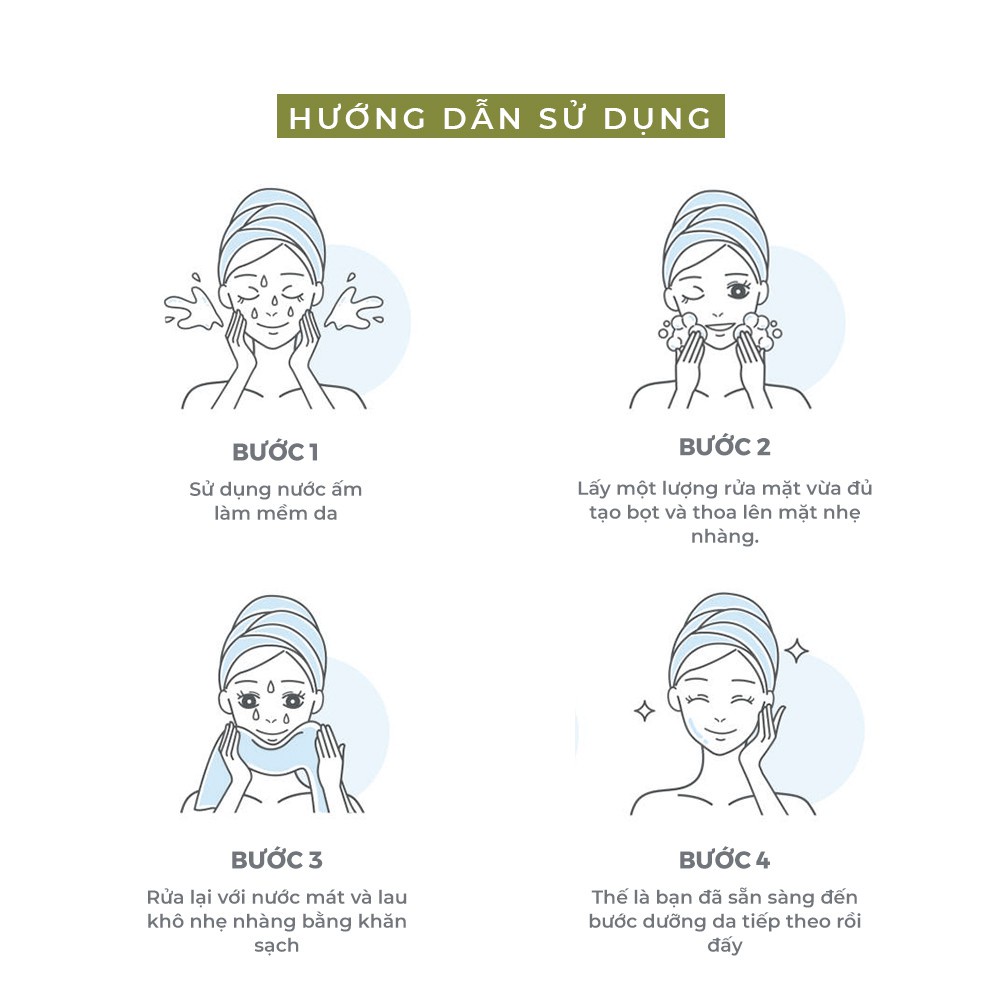 Sữa rửa mặt la Super Vegitoks chiết xuất rau củ giảm mụn tạo bọt dịu nhẹ cho da mụn RM03