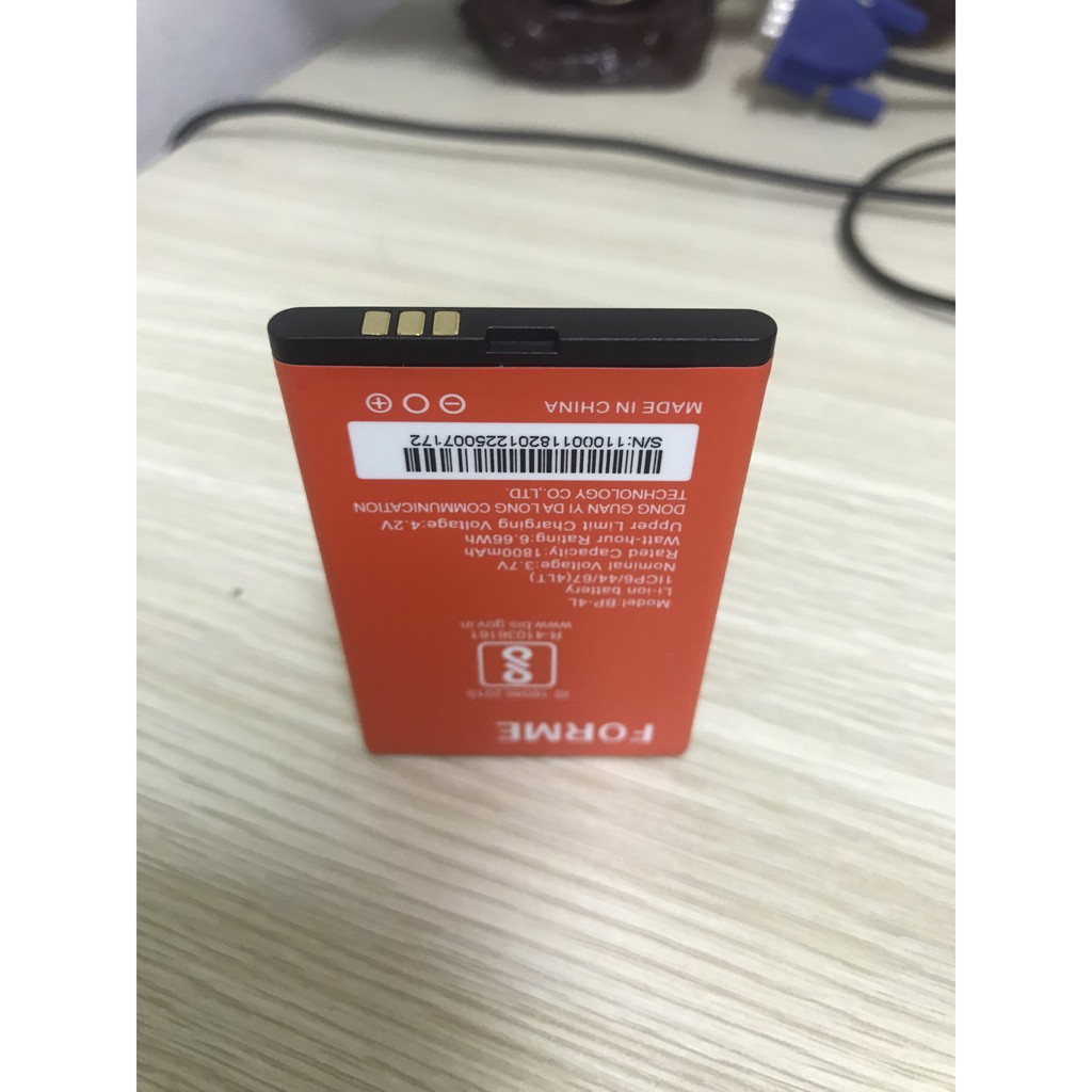 Pin Forme L6, L6P, U30 - Model pin: BP-4L, dung lượng pin 1800mAh (Chân pin vuông)