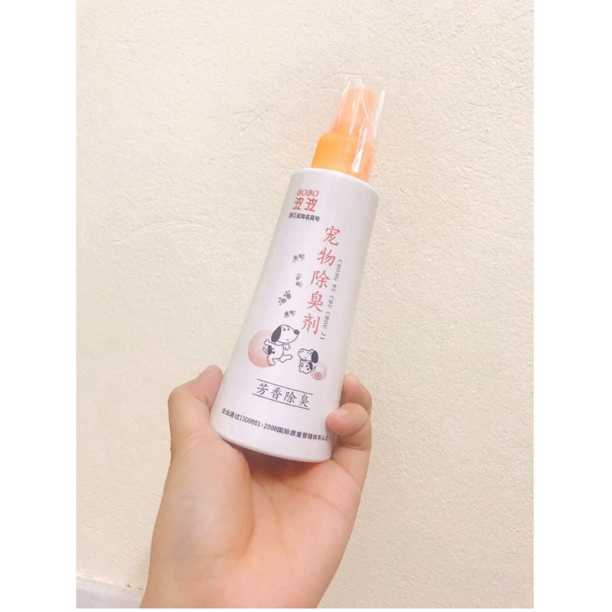 Xịt khử mùi hôi diệt khuẩn cho chó mèo thú cưng
