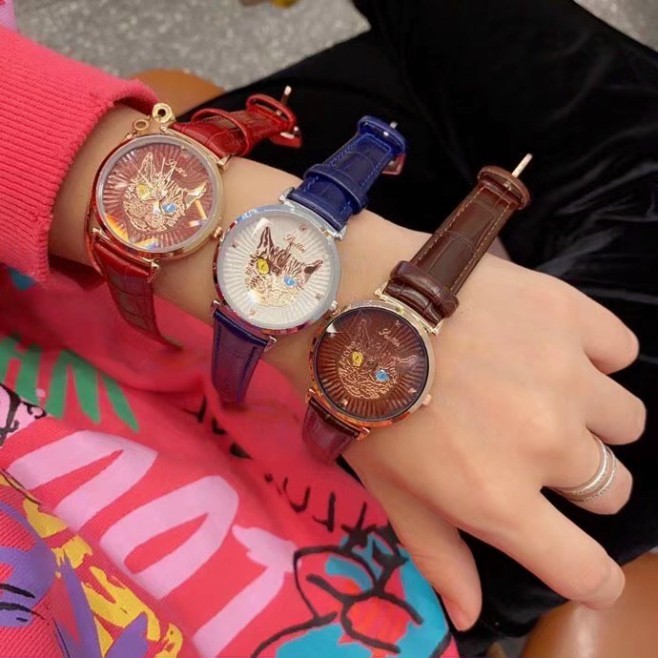 [Hàng mới về] Đồng Hồ Đeo Tay Scottie Con Mèo Điên Dành Cho Nữ Cao Cấp 3T Swatch | BigBuy360 - bigbuy360.vn