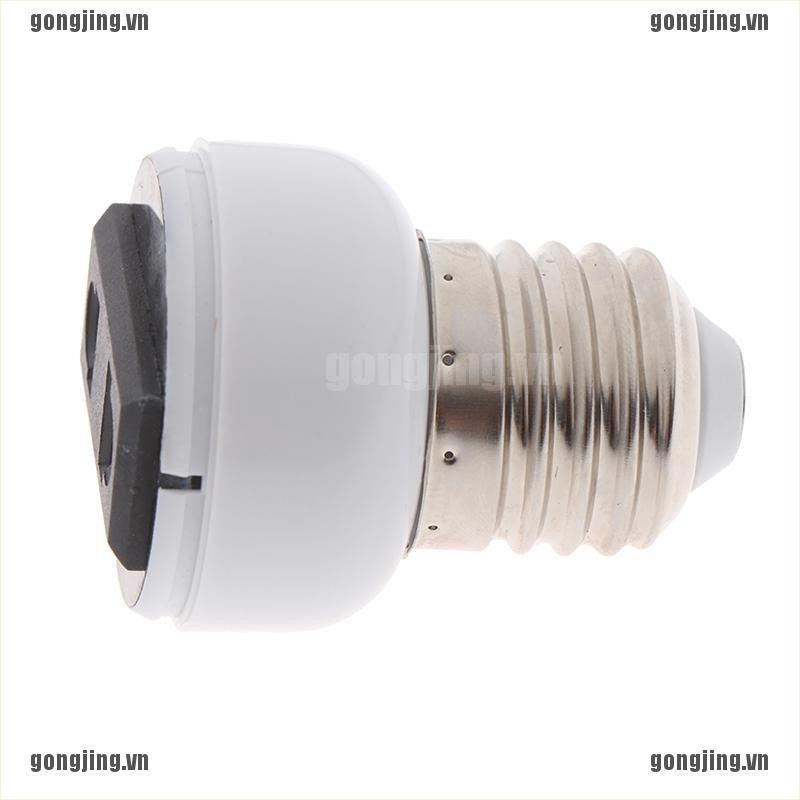 GJ 1PC E27 Screw Socket Lamp Light Holder Bulb Convert To Power Female Outlet VN