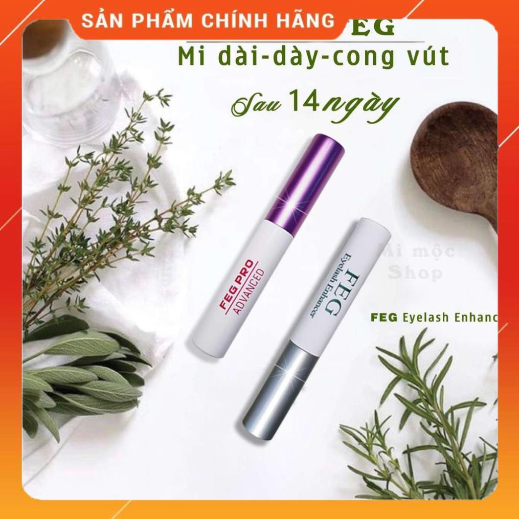 [ẢNH THẬT - VIDEO THẬT]  Dưỡng Mi FEG Eyelash Enhancer_ Combo Dài Dày Khỏe Ngăn Gãy Rụng(3ml).