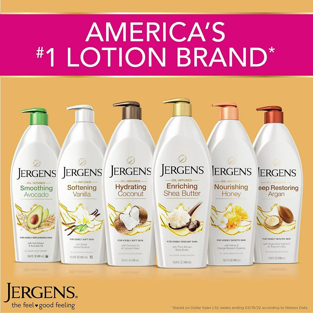 Dưỡng Thể dành cho da khô Jergens Hydrating Coconut Dry Skin Body Lotion  Moisturizer 16.8oz 496ml