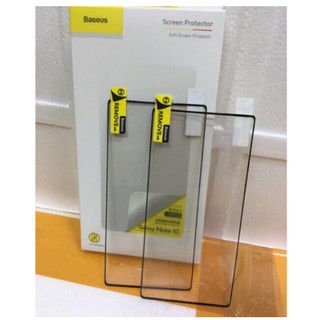Combo 2 miếng dán dẻo Baseus cho Samsung Galaxy Note 10 Plus Full Màn Hình ( Chính Hãng )