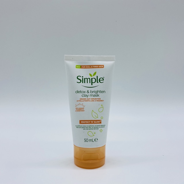 Mặt nạ thải độc làm sáng da Simple Detox And Brighten Clay Mask 50ml