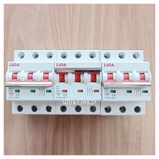 Aptomat - cầu dao tự động 3p 63a /10ka lioa - chính hãng