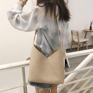 Beige Cut-out Bag Phối Màu