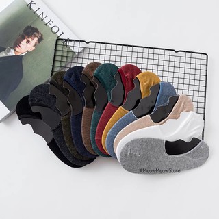 Hộp 12 đôi vớ nam cao cấp cổ lười hãng Caramella chất vải cotton mềm mại, thấm hút mồ hôi