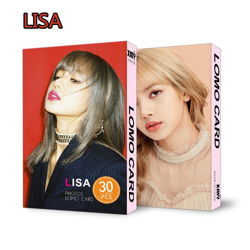 Bộ 30 ảnh card ảnh lomo Blackpink Jennie Jisoo Lisa Rose