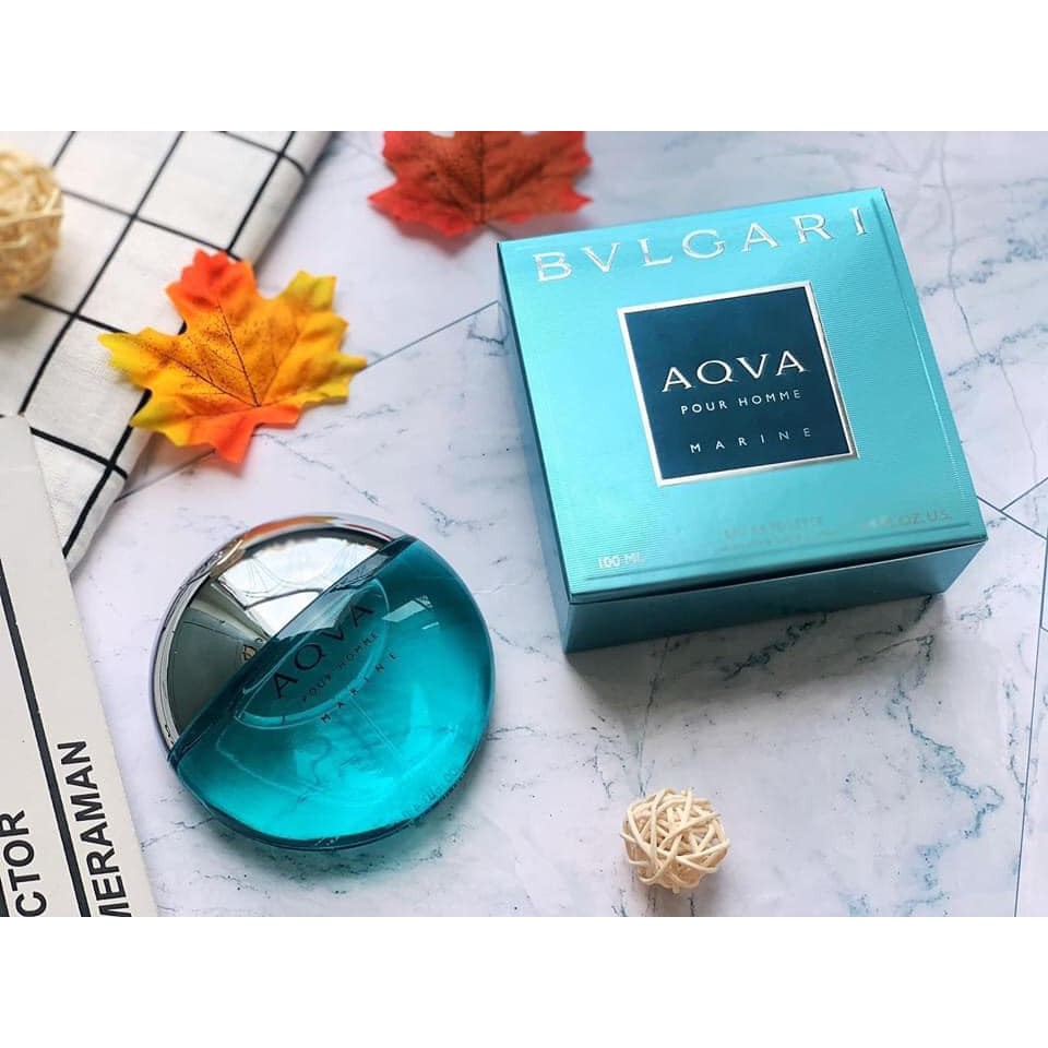 [GIẢM GIÁ CỰC SỐC ĐẾN 50%] Nước hoa Unisex BVLGARI Aqva Pour Homme Marine EDT 100ml | Dòng BVLGARI | Tiến Perfume