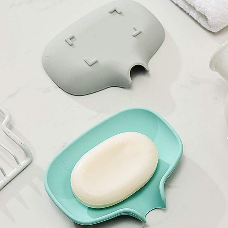 Khay Đựng Xà Phòng Bằng Silicone Tiện Dụng Cho Nhà Bếp / Phòng Tắm