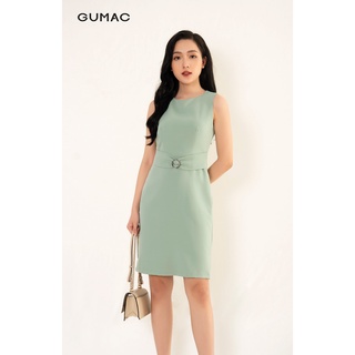 Đầm gile phối chốt đai gumac db3232