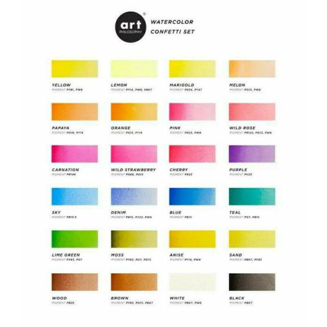 |SẴN| MÀU NƯỚC PRIMA MARKETING - WATERCOLOUR CONFECTIONS