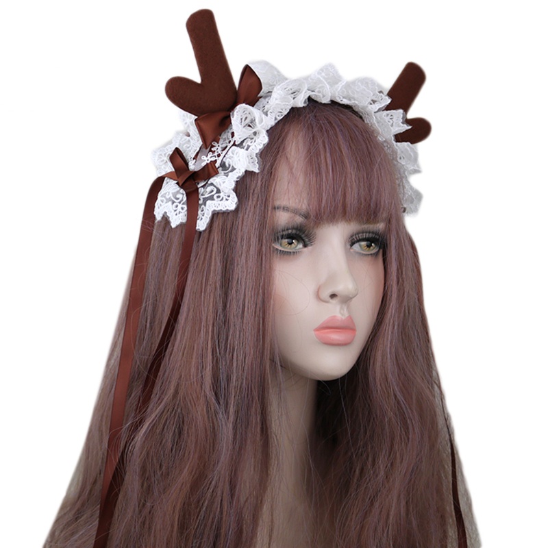 Băng Đô Nơ Ren Hóa Trang Lolita