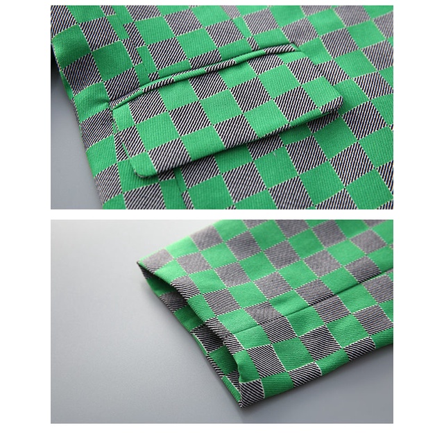 Áo Khoác Vest Tay Dài Họa Tiết Kẻ Sọc Màu Sắc Tương Phản Phong Cách Hàn Quốc Thời Trang Mùa Xuân 2022 Cho Bé Gái