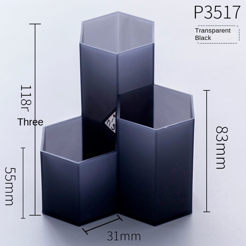 Giá Đỡ Bút Để Bàn Ba Ngăn Đa Năng Phong Cách Bắc Âu