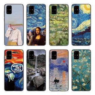 Ốp Điện Thoại Bằng TPU Mềm In Tranh Van Gogh Hoạt Hình Cho Samsung Galaxy A91 / A81 / A71 / A51 / A21 / A01 / Note 10 Lite / S10 Lite
