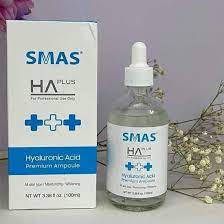 Serum SMAS HA PLUS Hyaluronic Acid 100ml giúp cấp ẩm sáng da. Serum ha plus 100dt