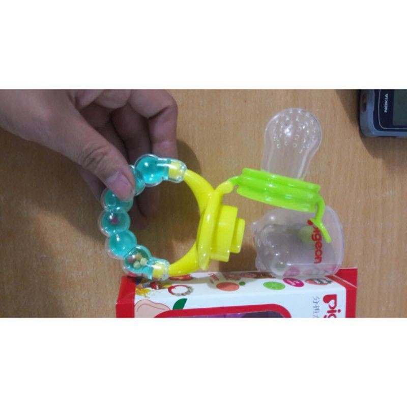 túi nhai ăn dặm chống hóc Pigeon nhật nội địa cho bé