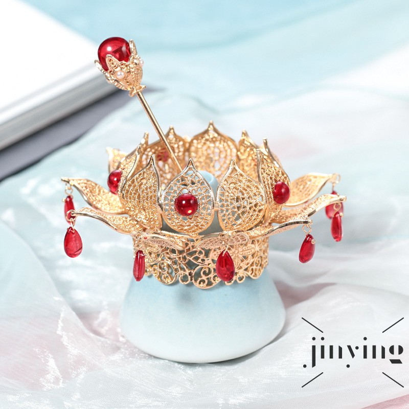 GETNOIVAS Đồ Cài Tóc Hình Vương Miện Phong Cách Cổ Điển Cho Nữ