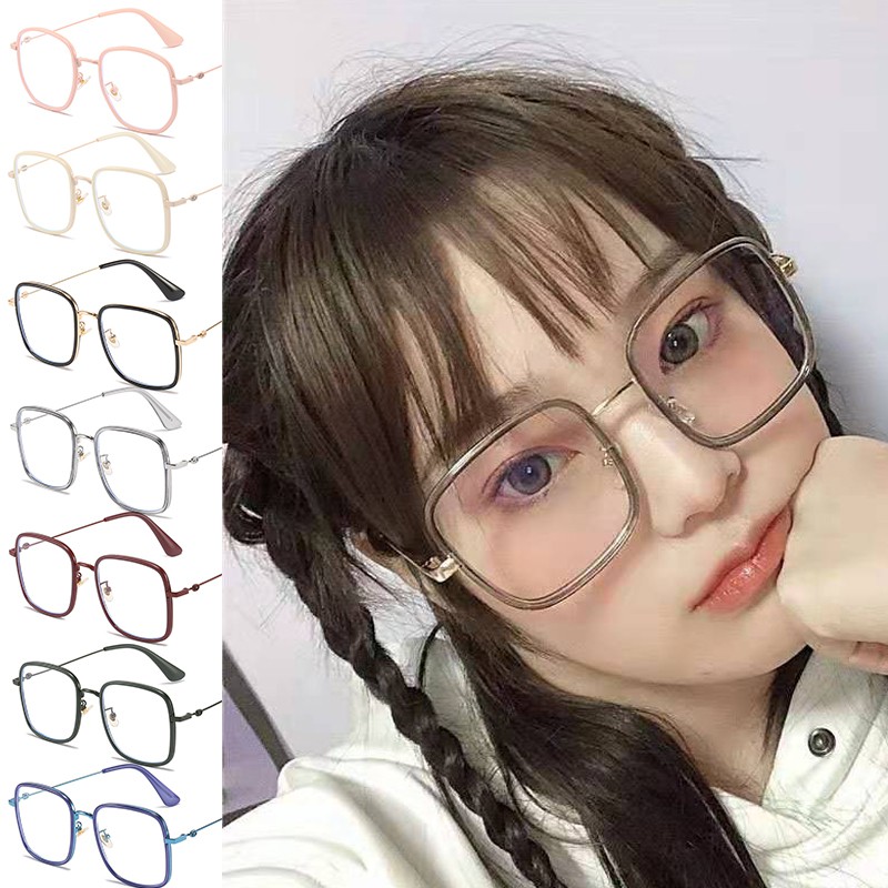 Gọng kính kim loại chống tia sáng xanh thời trang Hàn Quốc