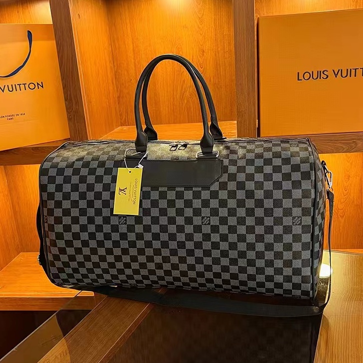 Túi trống du lịch nam nữ RIKY túi xách du lịch lv da pu cao cấp thời trang thể thao ulzzang