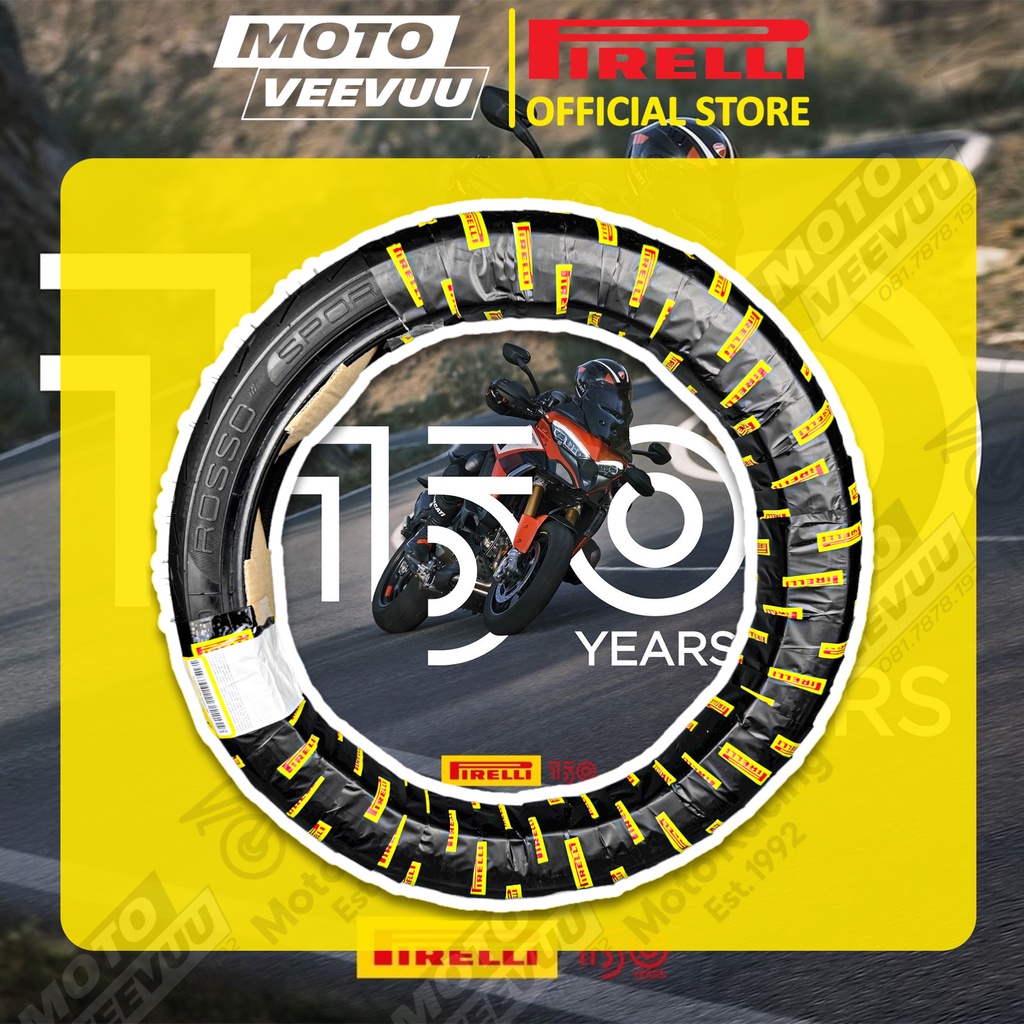 Vỏ lốp xe máy PIRELLI 80/90-17 TL Diablo Rosso Sport (Lốp không ruột)