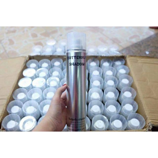 Siêu rẻ Gôm xịt tóc Butterfly shadow 600ml ( hàng chuẩn)