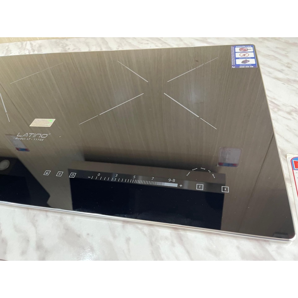 Bếp từ đôi Latino LT-111GE - BH 5 năm - Bo viền nhôm 4 cạnh - Cảm ứng siêu nhạy - Hàng chính hãng