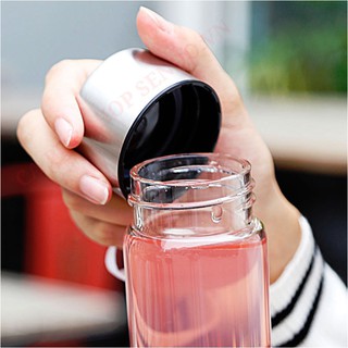 Bình đựng nước thủy tinh chịu nhiệt H2O 450ml
