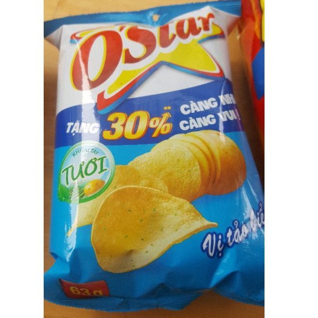 snack khoai tây o'star đủ loại .hsd shop cập nhật luôn luôn mới!