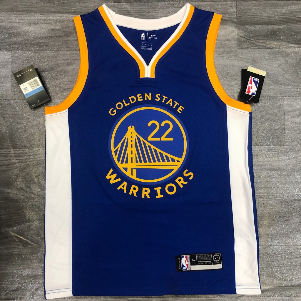 20 Chiến Binh Mùa Chiến Binh Cổ Chữ V Màu Xanh Trắng No. 30 Curry No. 11 Thompson NBA Jersey
