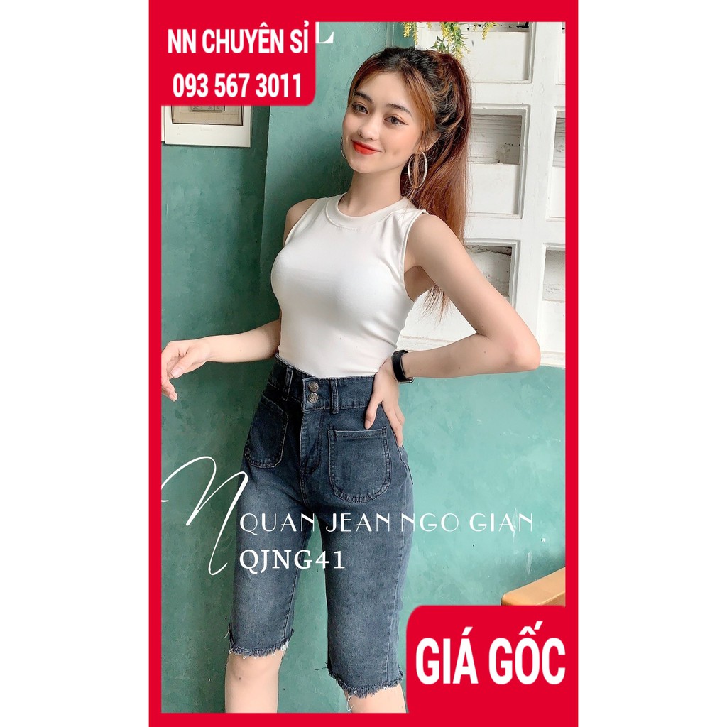 HÀNG ĐẸP - QUẦN JEAN NGỐ GIÃN ÔM BODY ⚡ẢNH THẬT CHỤP SHOP⚡ QUẦN LỬNG ÔM BODY QJNG41