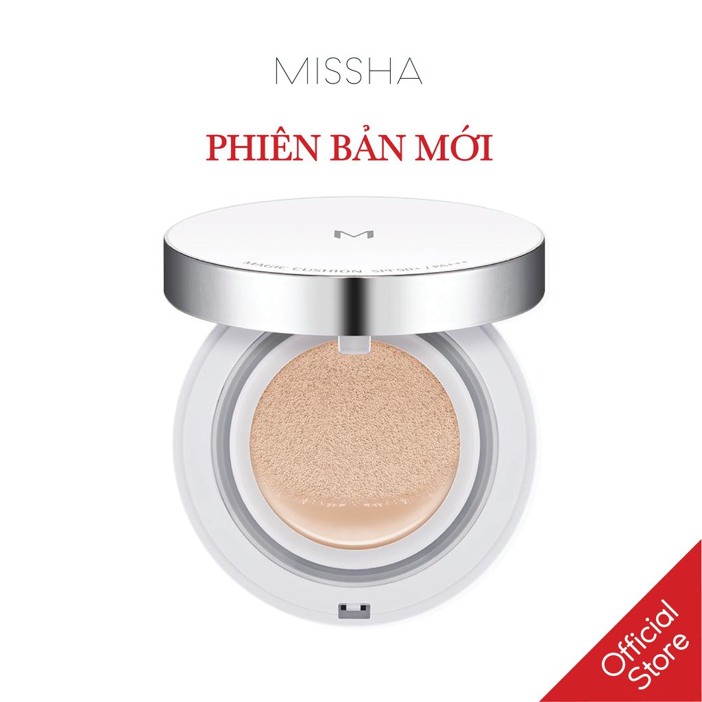 Phấn nước Missha che phủ Hoàn Hảo kiềm dầu missha M magic cushion SPF 50+ PA+++ 15g | BigBuy360 - bigbuy360.vn