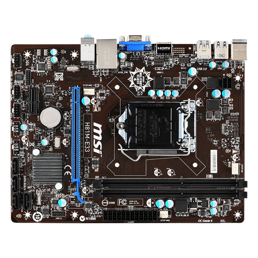 Main máy tính H61/H81 FULL chức năng có FE các thương hiệu GIGA,  ASUS, MSI tặng kèm keo tản nhiệt