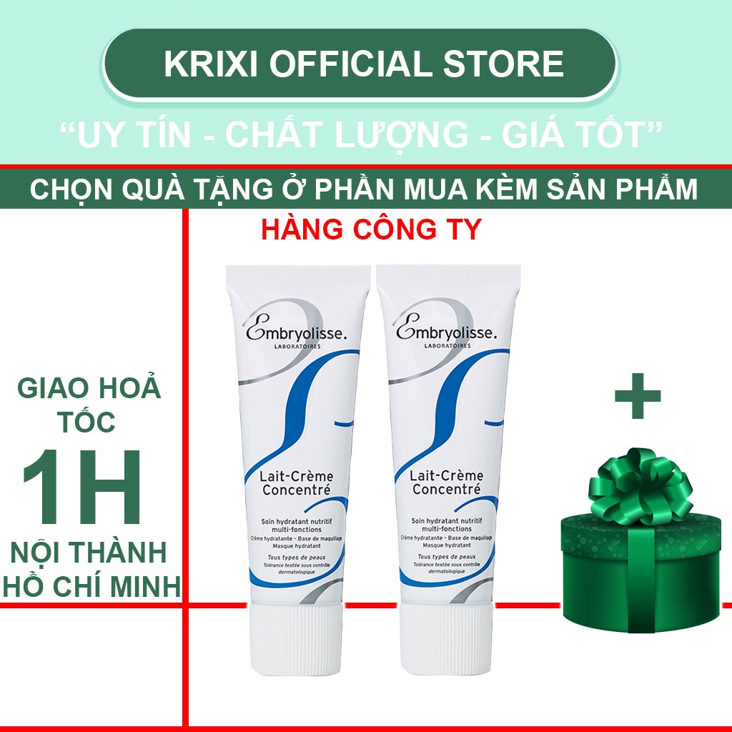 Kem dưỡng Embryolisse hỗ trợ phục hồi da cấp ẩm siêu tốt cho mọi loại da 30ml