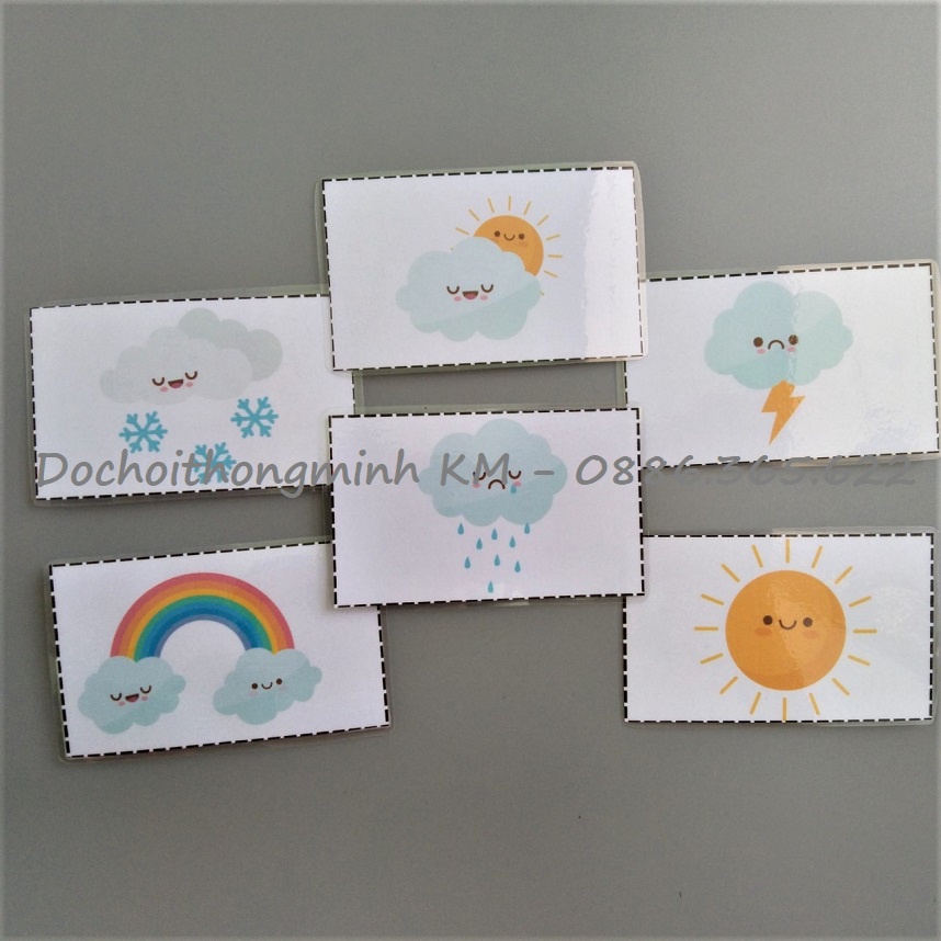 HỌC LIỆU - Matching hình bóng - Hiện tượng thời tiết