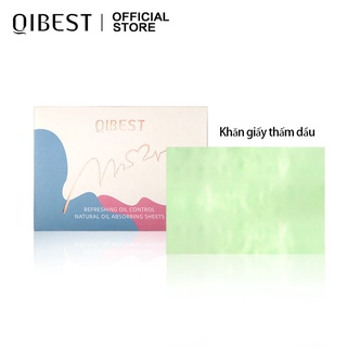 Giấy Thấm Dầu QIBEST Giảm Nhờn Giúp Lớp Trang Điểm Sạch Sẽ 11.5g