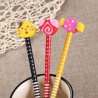 Bút chì kèm gôm cute H37