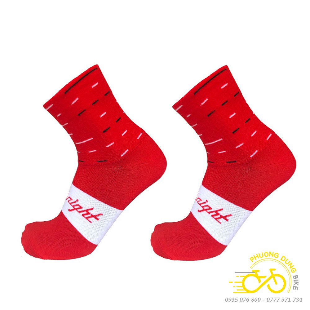 Tất  chân thể thao đi xe đạp SKY NIGHT - Phối gạch Ngang