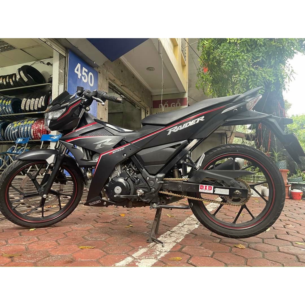 B2  Sên Nhông Đĩa DID Sên Màu Metalic Suzuki Raider Fi và Satria - Sên Đỏ DID Hàng Rời khóa cài
