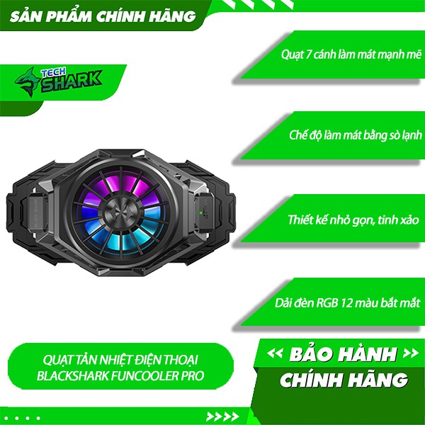 Quạt tản nhiệt điện thoại Black Shark FunCooler Pro | BigBuy360 - bigbuy360.vn