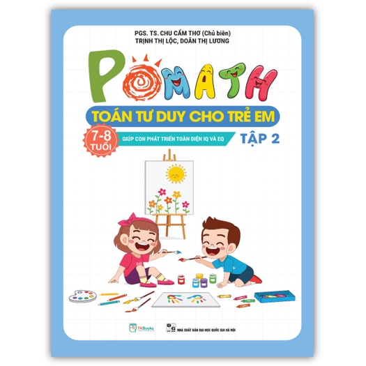 Sách - POMath - Toán tư duy cho trẻ em 7- 8 tuổi tập 2 (MC)