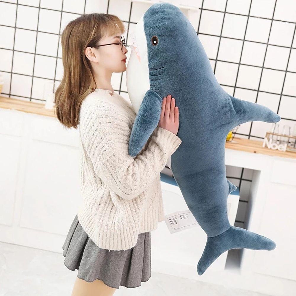 Cá Mập Nhồi Bông Mềm Mại Đáng Yêu Dài 100cm