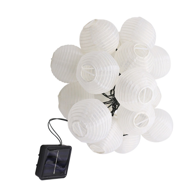 Đèn Lồng 30 LED Sử Dụng Năng Lượng Mặt Trời 6 Metres Ánh Sáng Trắng Ấm Chống Thấm Nước Dùng Trong Nhà / Ngoài Trời