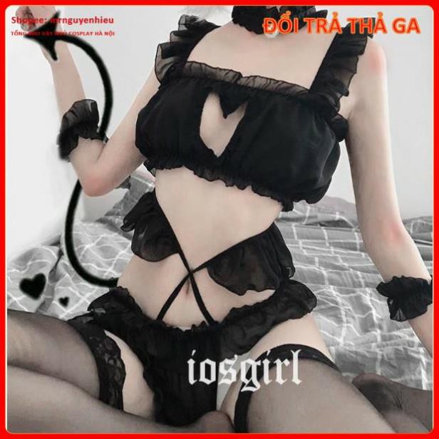 Bộ đồ ngủ cosplay sexy, bộ đồ lót cosplay Lolita mã X bikini gợi cảm quyến rũ Fullset - mrnguyenhieu - Hà Nội